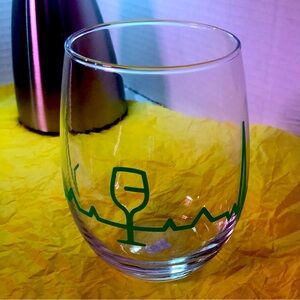 2-HANDMADE by Me- wine glasses! “WineMonitor”& Heart n wine glass design